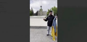 Ukraine flag burned in Yerevan protest over Zelenskyy visit -  VIDEO 