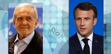 Iran ready for diplomacy but will uphold national rights, Pezeshkian tells Macron 