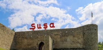 Foreign diplomats tour Gazanchi Church in Azerbaijan's Shusha