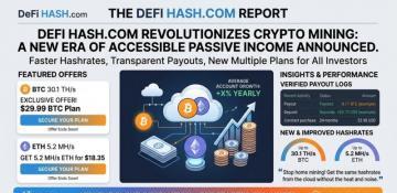 Turn your crypto holdings into daily earnings with DeFi Hash 