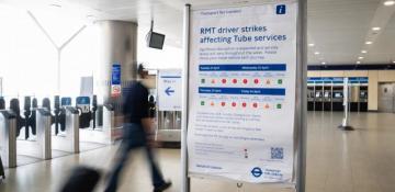 Title: London Tube strikes cause major travel chaos this week