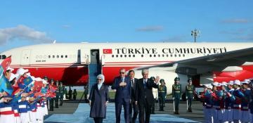 Erdogan visits Kazakhstan to attend Turkic summit