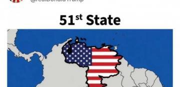 Trump shares image depicting Venezuela as the 51st U.S. state (World)