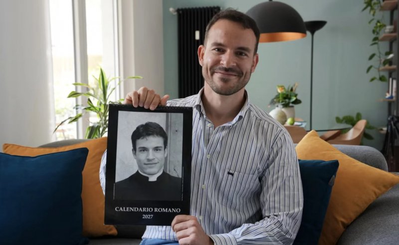 Rome ‘sexy priest’ calendar star admits never attended seminary