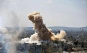 Explosion reported in Damascus suburb