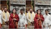 Fans link Trisha Tirupati visit to Vijay amid TVK lead -  VIDEO 