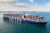 French container ship makes rare Hormuz crossing