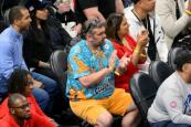 Detroit Pistons fans ditch free T-shirts, show off their playoff swag 