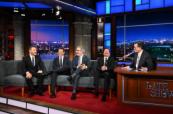 Stephen Colbert hosts Kimmel, Fallon, Oliver, Meyers in final run