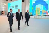 President Aliyev posts video from WUF13 site visit