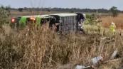 Dozens injured in bus rollover in Australia's Queensland