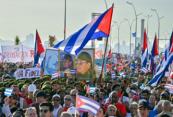Thousands gather outside US Embassy in Havana in protest of Raul Castro indictment