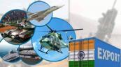 How large is India's defence export sector today? 
