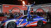 Daniel Suarez wins emotional, rain-shortened Coca-Cola 600