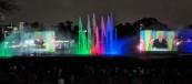 Peru’s capital fountains lit up in Azerbaijan’s flag colors