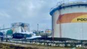 Ukraine drones hit southern Russia port and oil depot