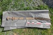 6 year old boy discovers 1300 year old sword on school trip in Norway