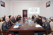 Azerbaijani and Turkish military delegations meet