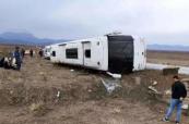 Deadly bus crash in southern Iran kills 8 and injures 15