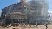  Photos show Russian strike damage near Azerbaijani Embassy in Kyiv