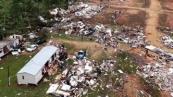 Mississippi drone footage shows widespread destruction after tornado hits Bogue Chitto- VIDEO 