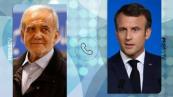 Iran ready for diplomacy but will uphold national rights, Pezeshkian tells Macron 
