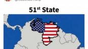 Trump shares image depicting Venezuela as the 51st U.S. state
