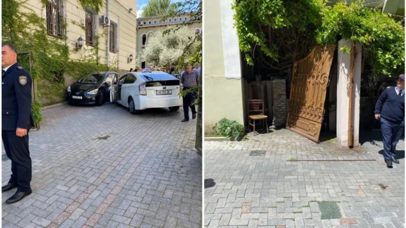 Man accused of hooliganism after ramming Georgian Patriarchate gates