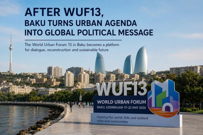  After WUF13, Baku turns urban agenda Into global political message 