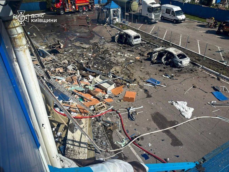 News about - Russian drone strike hits Kyiv factory, killing four workers -  PHOTOS 