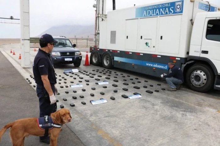 Over 100 tons of drugs seized in Chile en route to Europe