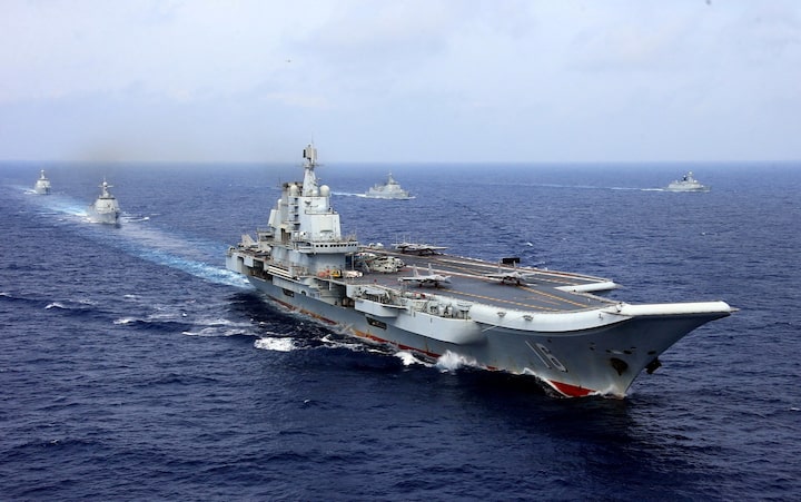 China aircraft carrier launches drills near the Philippines