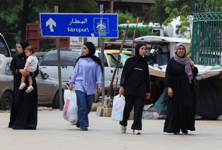 News about -  In Photos:  People flee southern Beirut after Israel's Netanyahu order strikes
