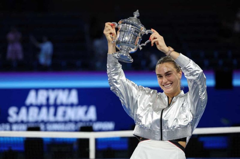 How did Aryna Sabalenka secure the win?