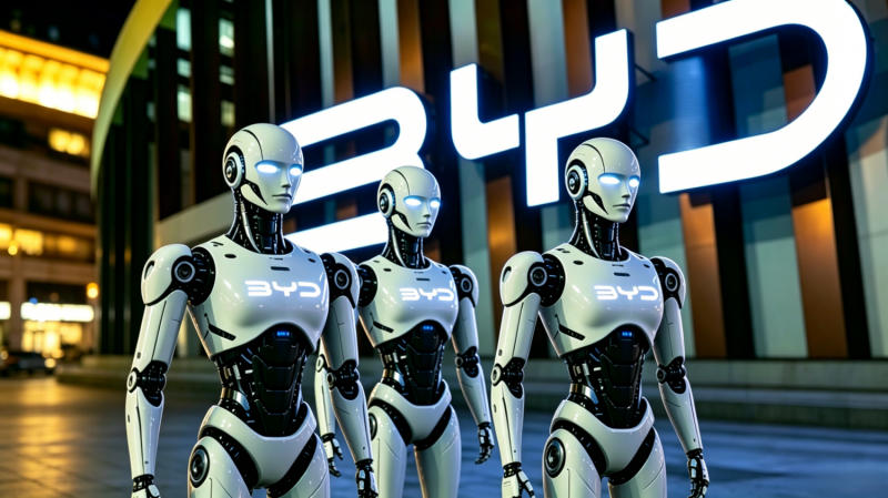 BYD confirms plans to build and sell humanoid robots