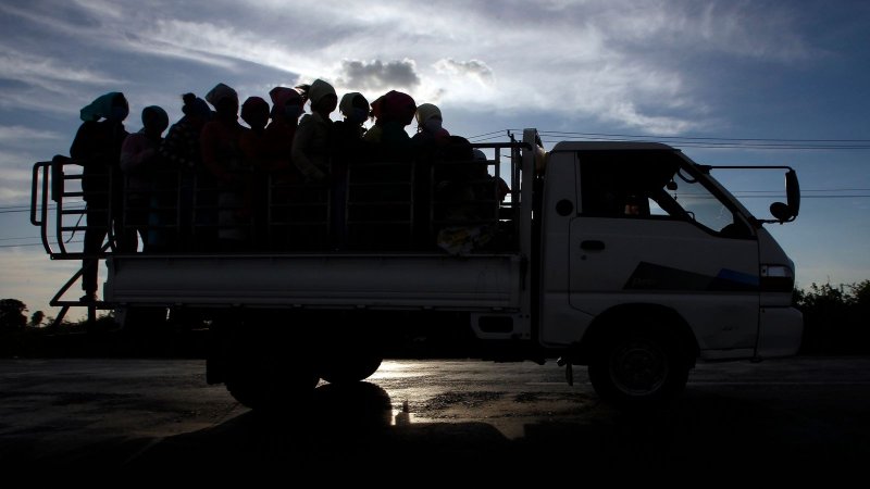 At least 27 injured as truck transporting workers overturns in Cambodia 
