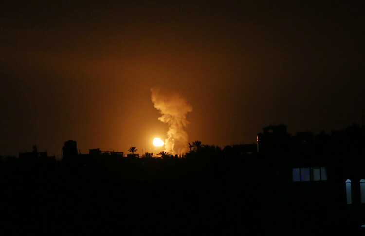 Israeli strike hits Gaza displacement tents, killing 1