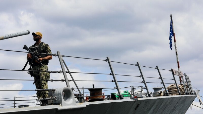 US military intercepts sanctioned vessel in Indian Ocean