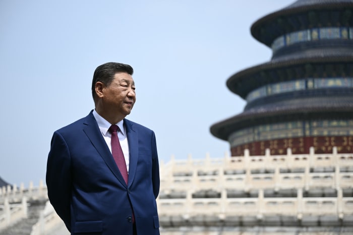   Xi Jinping leaves for a state visit to North Korea