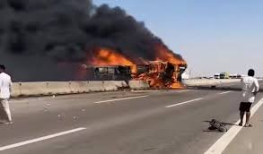 Iraq bus crash kills 21, 19 wounded