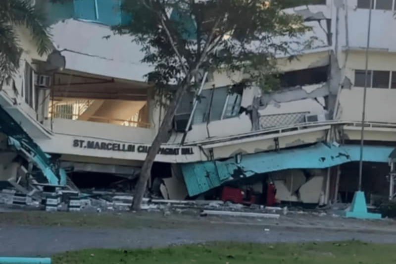 Philippines closes airport after strong quake