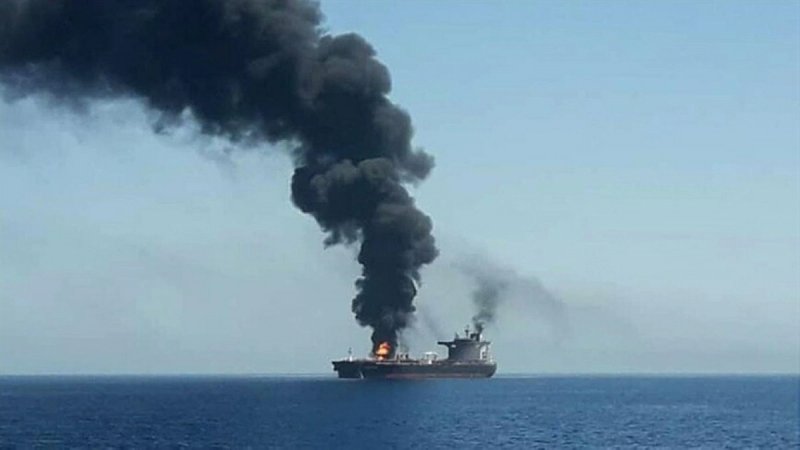 Two crew missing after fire erupts aboard vessel off Oman