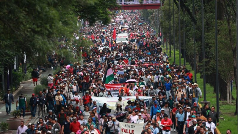 Protests erupt in Mexico City as World Cup begins