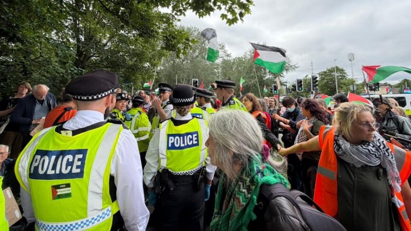 72 arrested at London protest for Palestine Action