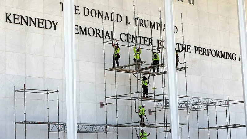 Federal court rejects effort to keep Trump’s name on Kennedy Center