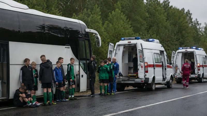 At least one dead as Ukrainian drone hits bus carrying Belarusian youth football team in Russia