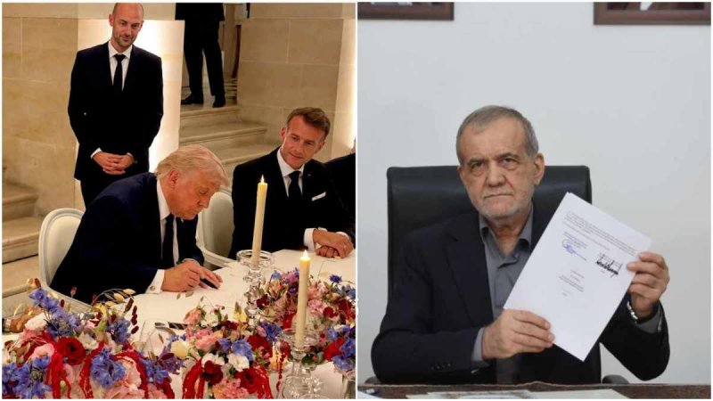 Trump, Pezeshkian sign US-Iran MoU to end war -  VIDEO 
