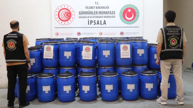 Türkiye seizes 4.3 tons of drugs at Greece border