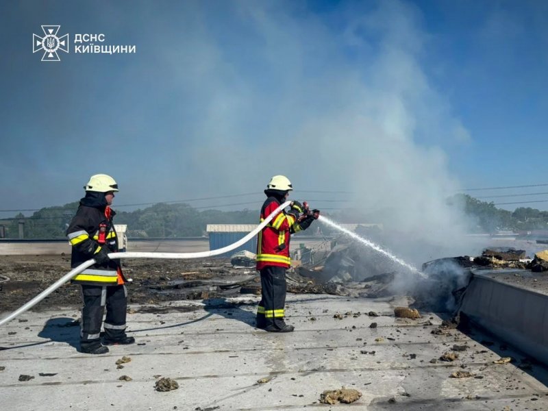 News about - Russian drone strike hits Kyiv factory, killing four workers -  PHOTOS 