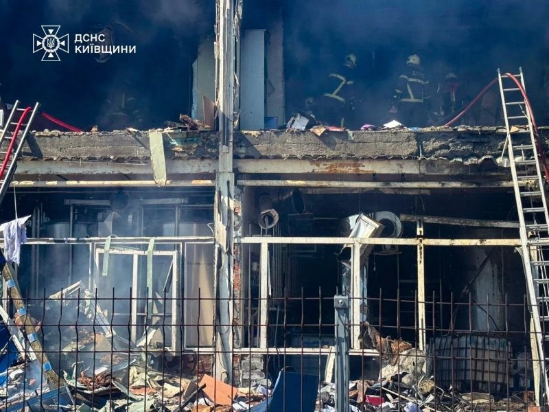 News about - Russian drone strike hits Kyiv factory, killing four workers -  PHOTOS 